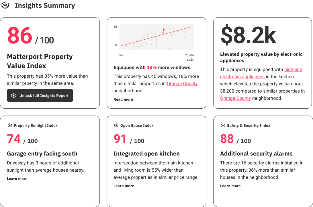Early stage explorations – dashboard